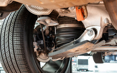 Bentley Air Strut Inspection