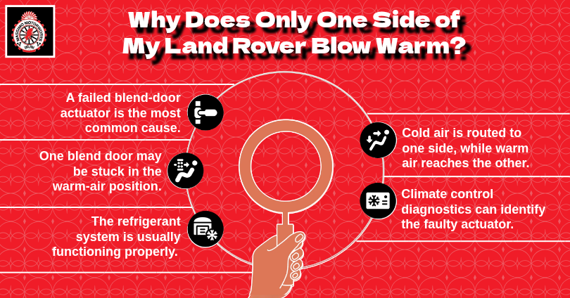 Why Does Only One Side of My Land Rover Blow Warm