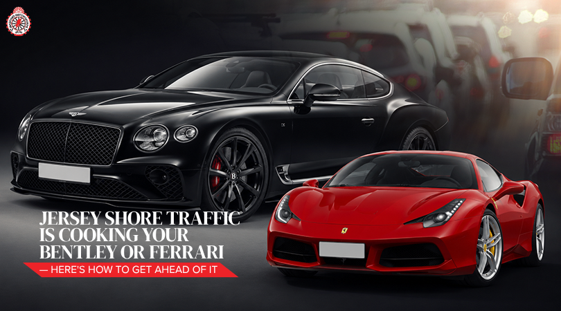 Jersey Shore Traffic Is Cooking Your Bentley or Ferrari — Here's How to Get Ahead of It