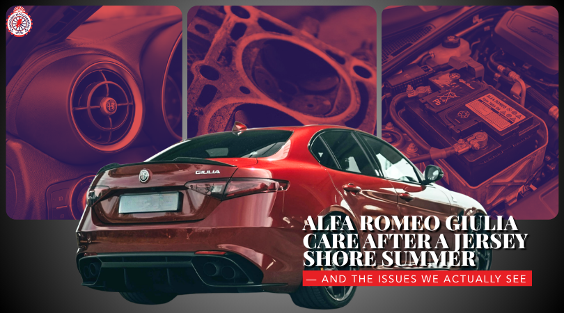 Alfa Romeo Giulia Care After a Jersey Shore Summer — and the Issues We Actually See